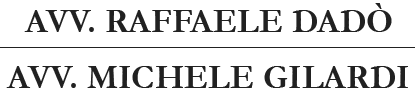 Rechtsanwalt Notar Raffaele Dadò & Michele Gilardi Logo